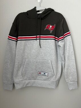 Gray Hoodie with Tampa Bay Buccaneers Logo